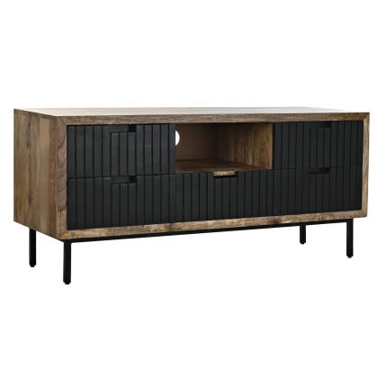 Mueble TV  industrial Madera Metal 5 Cajones,125 Cm