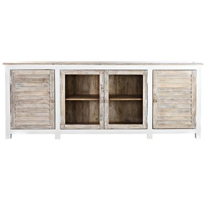 Aparador Madera Mango 210X40X82 Blanco