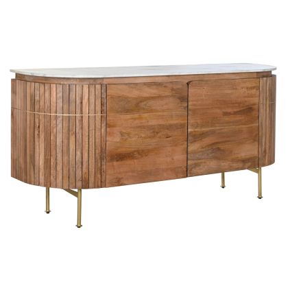 Aparador Mármol Madera Mango, 160X45X78 Cm