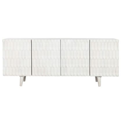 Buffet Geométrico Blanco