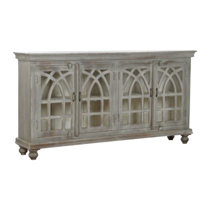 Aparador Madera Decapé Cristal, 182 Cm