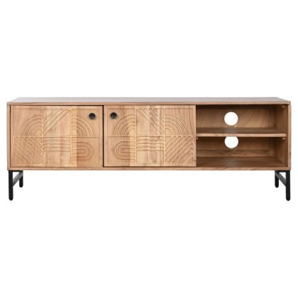 Mueble TV Geométrico Madera