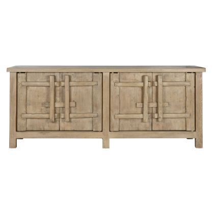 Aparador Madera Olmo Macizo 230X48X96 Natural