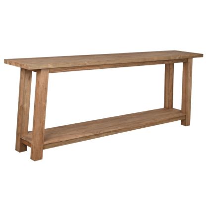 Consola Madera Teca Reciclada, 240X46X90 Cm