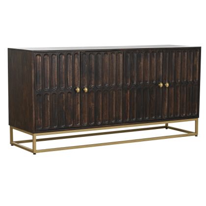 Aparador Relieve Madera Metal