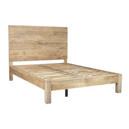 Natural Mango Wood Bed 160X200X137 Cm