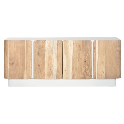 Mango Wood Acacia Wood TV Cabinet, 140X40X55 Cm