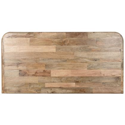 Mango Wood Bed Headboard 160X4X80 Brown