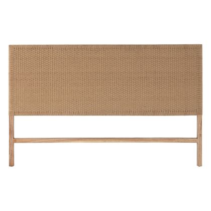 Teak Fiber Bed Headboard 165X5.5X105