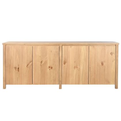 4-Door Pine Wood Sideboard 200X45X80