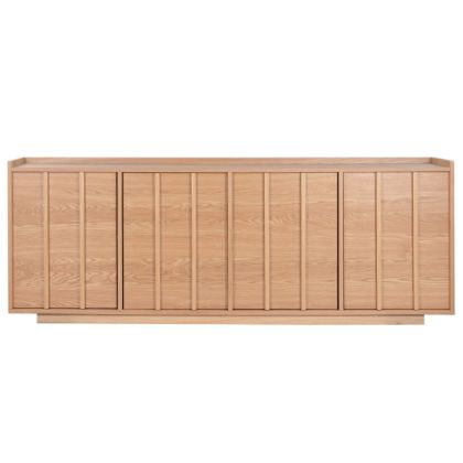Aparador 4 Puertas Natural 200X40X75 Cm