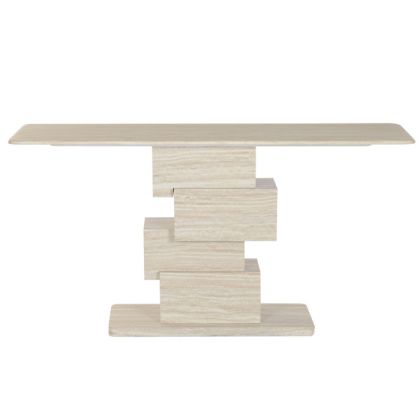 Beige Granite Console Table 150X40X70 Cm
