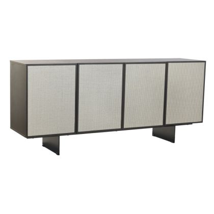 Aparador Madera Negro 180X41X80 Cm