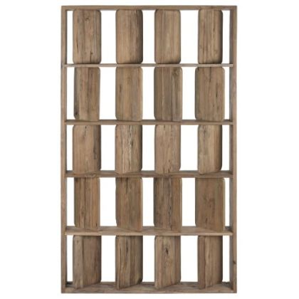 Estantería Madera Teca Reciclada 124X20X210 Natural