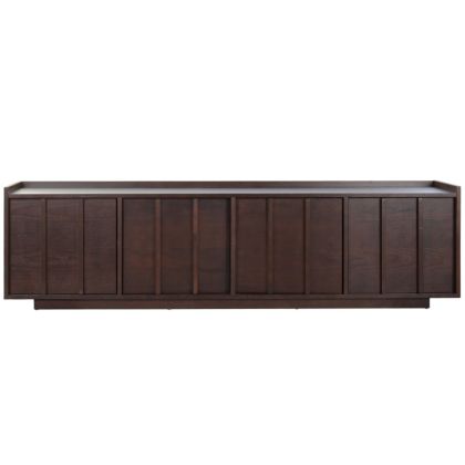 Mueble TV 4 Puertas Nogal 200X40X55 Cm