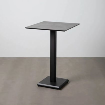 Mesa Alta Metal Negro, 68 X 68 X 100 Cm