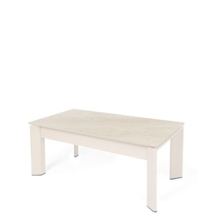 Mesa Centro Elevable Oliver Travertino Beige