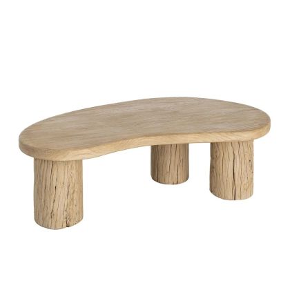 Mesa Centro Madera Olmo Recuperada, 127 X 69 X 38 Cm