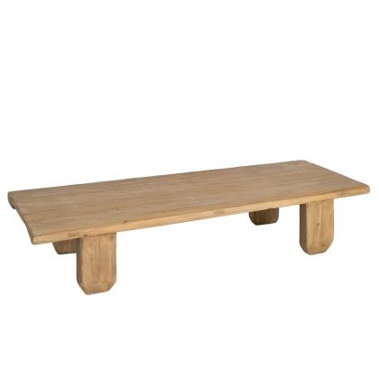 Mesa Centro Madera Pino Recuperada 178 X 69 X 35 Cm
