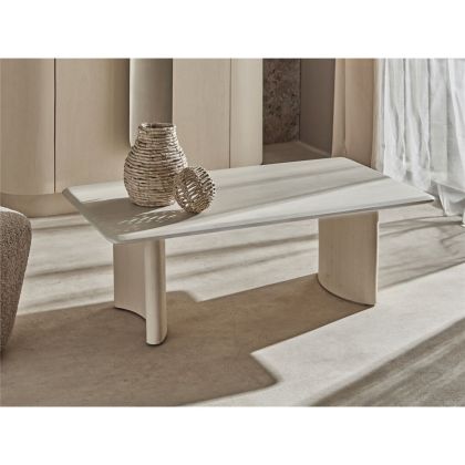 Mesa Centro Rectangular Madera Mango, 110 Cm