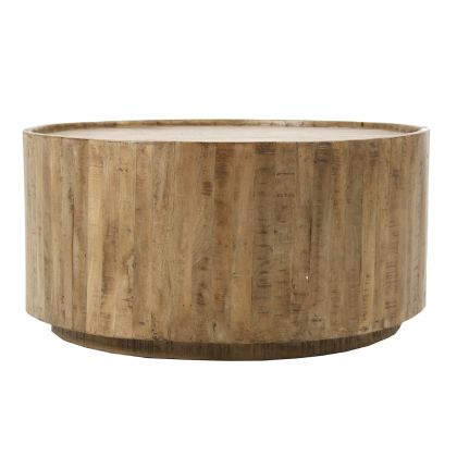 Mesa Centro Luton Redonda madera mango 91 Cm
