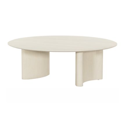 Mesa Centro Redonda Madera Mango, Ø80 Cm