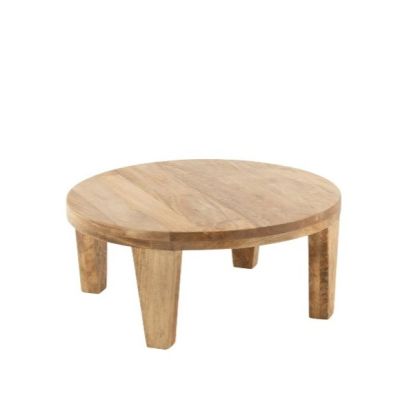Mesa Centro Redonda Madera, Ø80 Cm