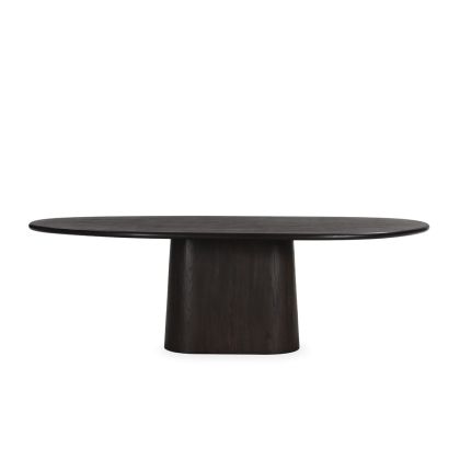 Mesa de comedor en madera de fresno ahumado 240 cm