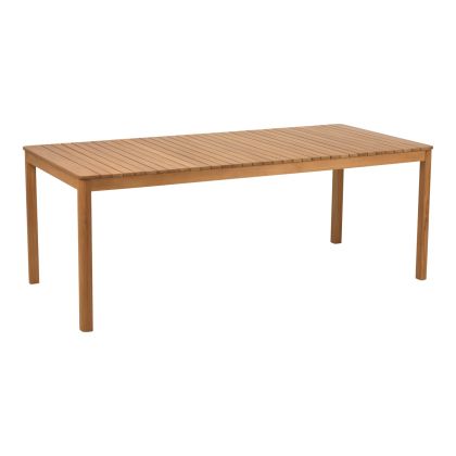 Mesa Comedor de Jardín Madera de Teca, 140 cm