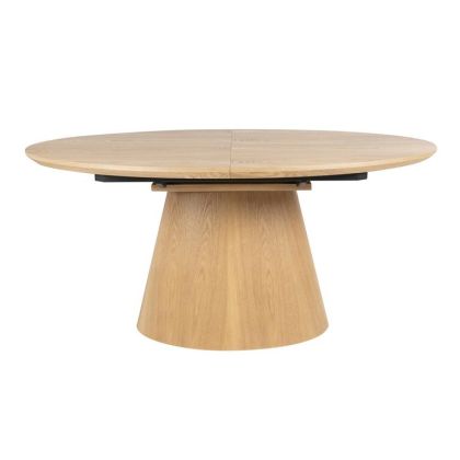 Mesa Comedor Extensible Vinilo Natural, 160-200 Cm