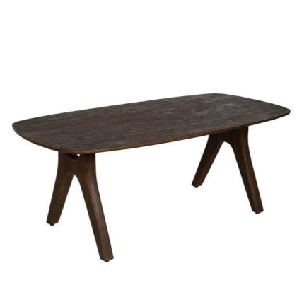 Brown Mango Wood Dining Table, 260 cm