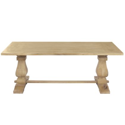 Mesa Comedor Madera Maciza Mango, 215X100X76 Cm