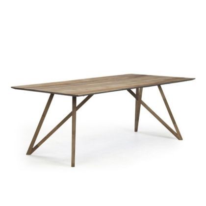 mesa comedor madera teka reciclada, LISABO.i natural 200cm