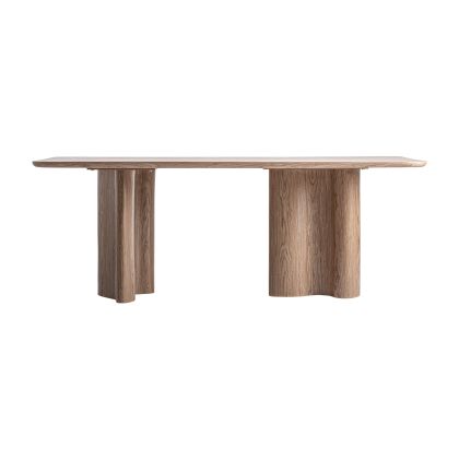 Mea Comedor Naiana Ovalada Madera Marrón, 200 Cm