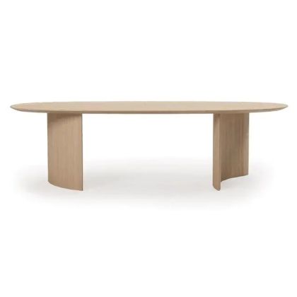 Mesa Comedor Ovalada Madera Roble, 230 Cm