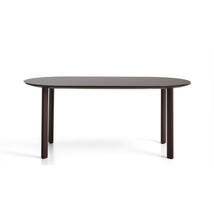 Mesa Comedor Ovalada Vidrio Templado