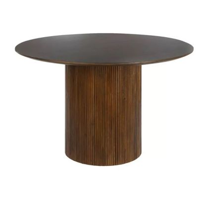Mesa Comedor Madera Mango 120X120X76 Natural