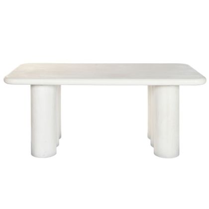 Mesa Comedor Resina 180X90X76 Blanco