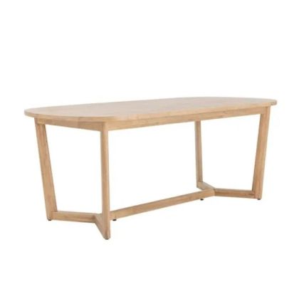 Serrone Natural Wood Dining Table, 200 cm
