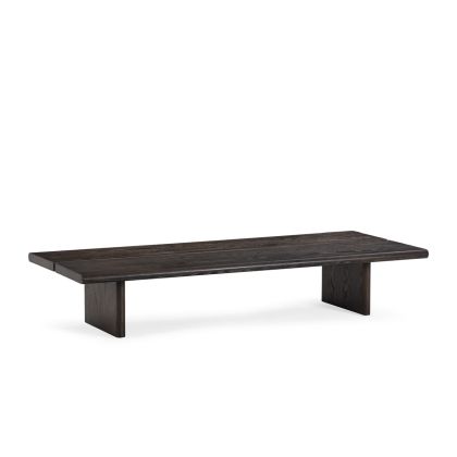 Mesa de centro en madera de fresno ahumado 160 cm