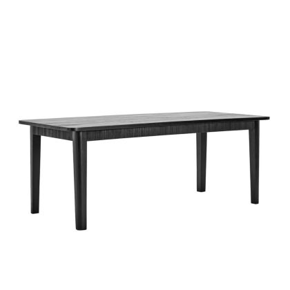 Mesa de comedor en madera de mango negro 200 cm