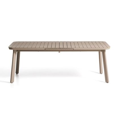 Mesa Extensible Aluminio Acabado Taupe, 220/280 Cm