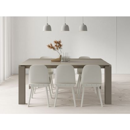 Mesa Extensible Comedor Arch Cristal Templado
