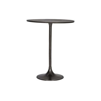 Mesa Comedor Aluminio Negro, Ø 61 Cm