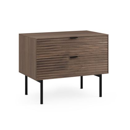 Mesita Noche Tulsa 2 Cajones Nogal