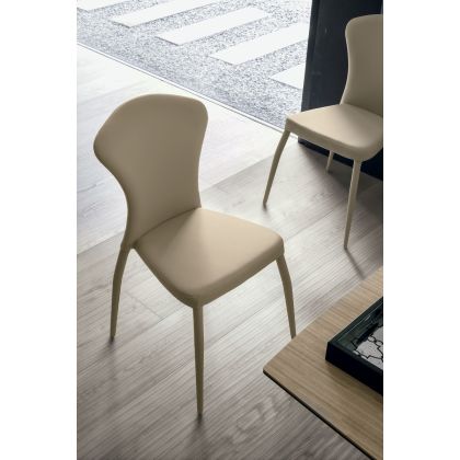 Silla  Moderna Acolchada Tapizada Soft-Touch