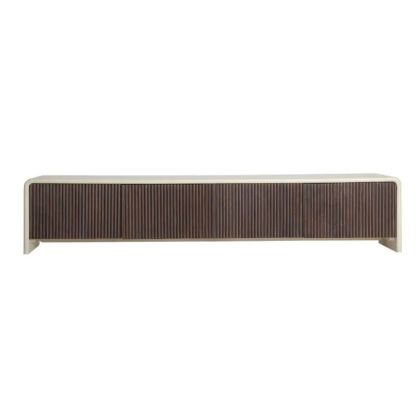 Mueble TV Milhar madera marrón 4 puertas