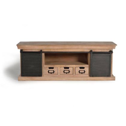 Mueble TV Industrial Madera Mango Metal 