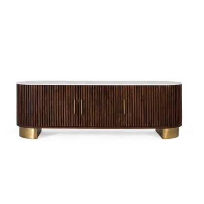 Mueble TV Sudut nogal 3 puertas