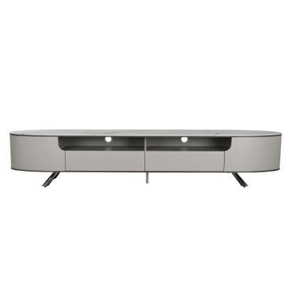 Mueble TV Mármol Acero Beige, 220X42X41'5 Cm